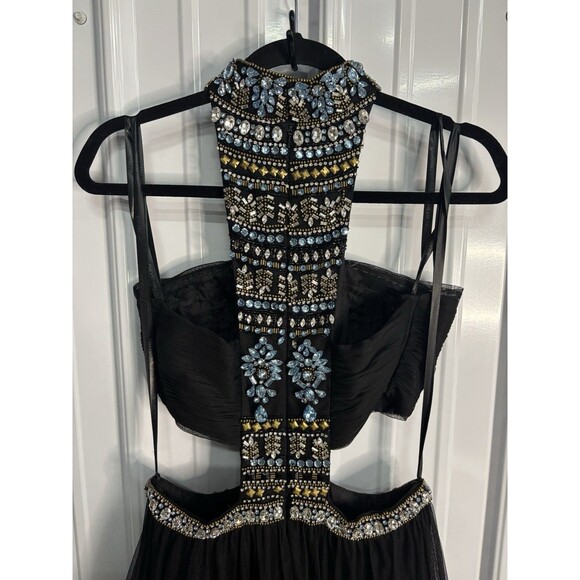 Sherri Hill Formal Beaded Dress Size 8 - Picture 9 of 13